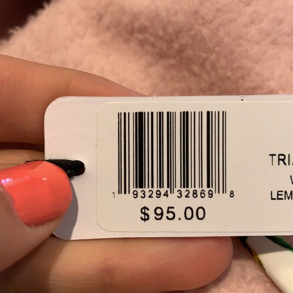 NWT WeWoreWhat Lemon-print bikini - Picture 7 of 8